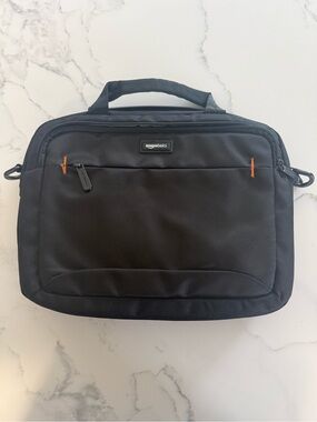 Amazon Basics 14"inch Laptop Tablet Shoulder Bag Carrying Case Black Pockets